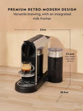 Nespresso CitiZ Platinum coffee machine with Aeroccino (British brand)
