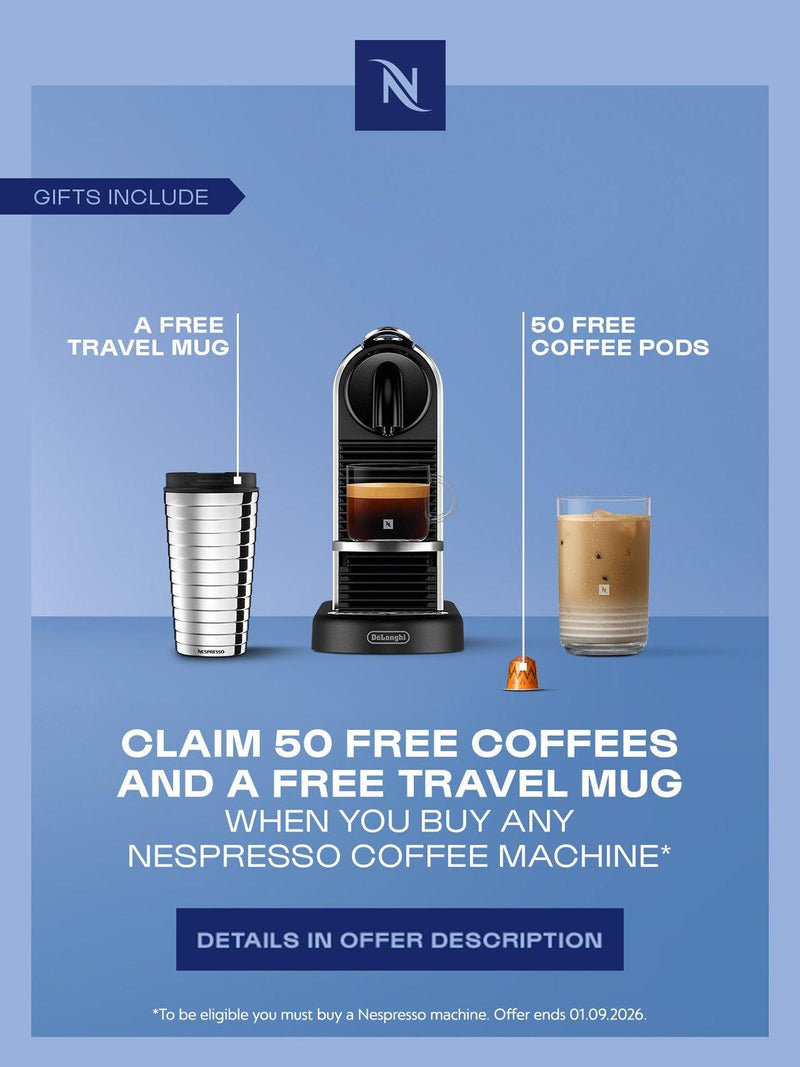 Nespresso CitiZ Platinum coffee pod machine - British product