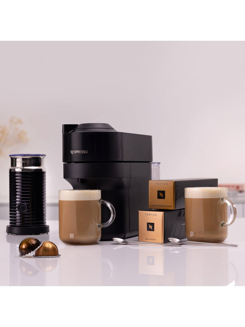Nespresso Vertuo Pop coffee machine black, imported from the UK
