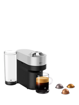 John Lewis Nespresso Vertuo Pop Plus Coffee Pod Machine, Silver- Buy online at McGrocer