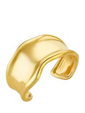 Orelia statement cuff bracelet gold 18k (British brand)