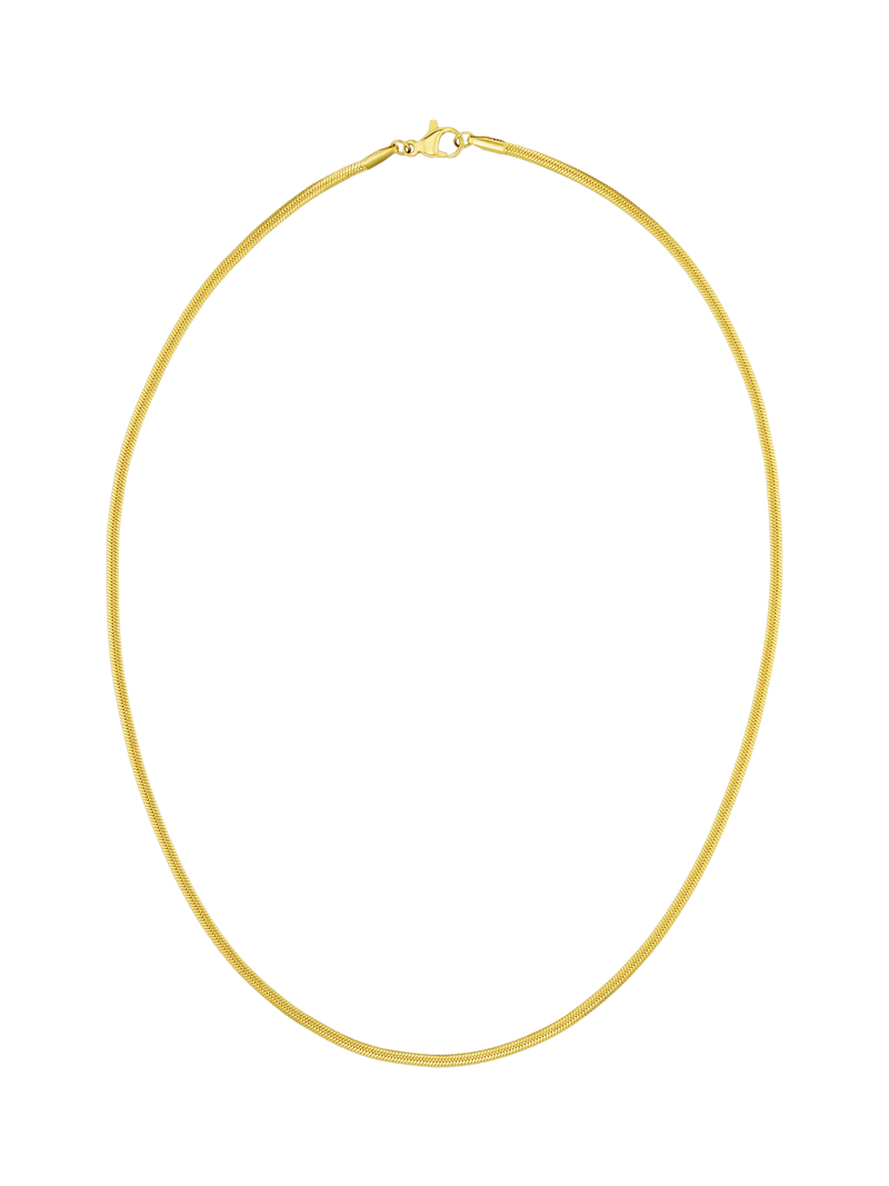 Orelia gold snake chain necklace, imported from the UK