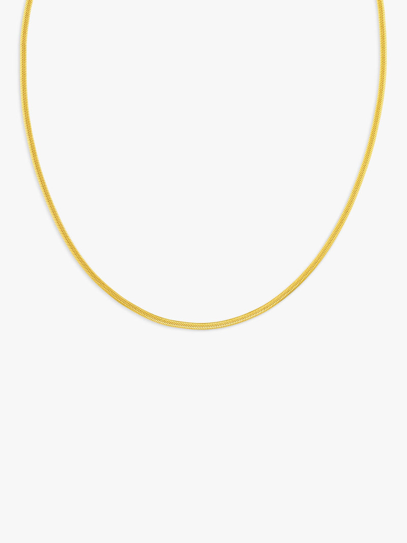 Orelia gold snake chain necklace, imported from the UK