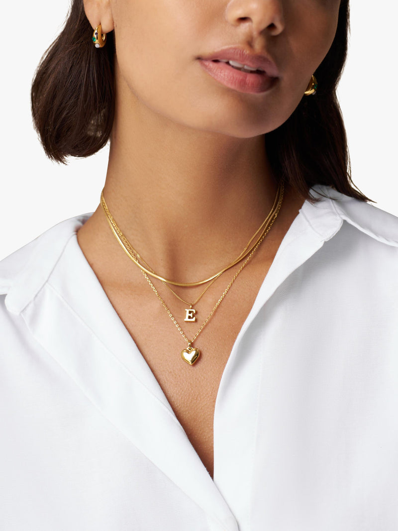 Orelia gold snake chain necklace, imported from the UK