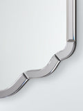 John Lewis scallop bevelled glass wall mirror 70x50cm, imported from the UK