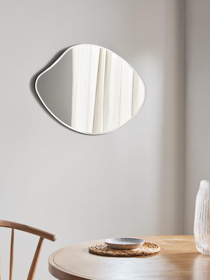 John Lewis pond bevelled glass wall mirror 70x50cm - British product