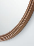 John Lewis farmhouse oval wall mirror walnut 75x55cm, UK version