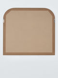 John Lewis overmantel wall mirror walnut finish 95x105cm, imported from the UK