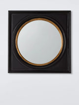 John Lewis John Lewis Georgian Square Wall Mirror, Black, 50cm- Buy online at McGrocer