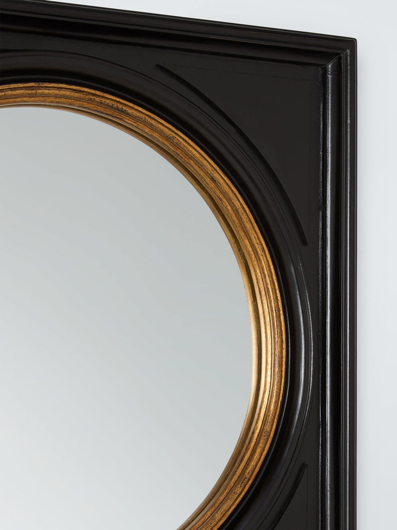 John Lewis Georgian square wall mirror black 50cm, UK version