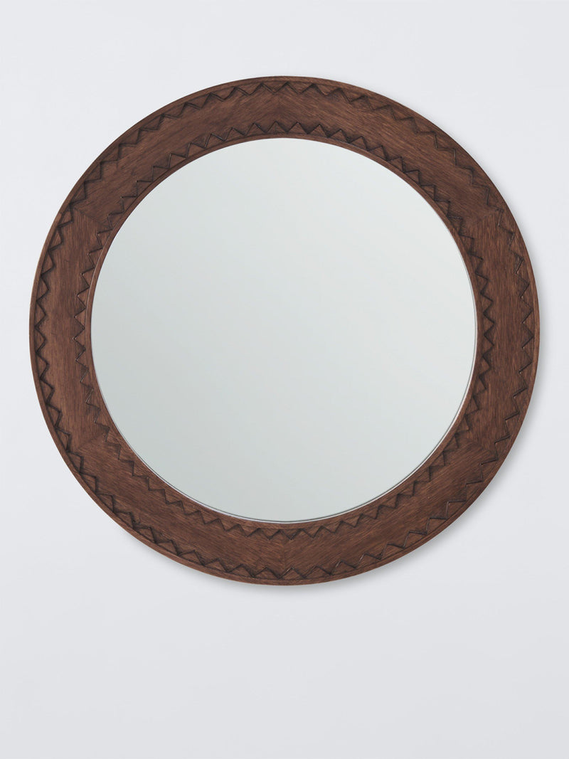 John Lewis zig zag round wall mirror 65cm, UK version