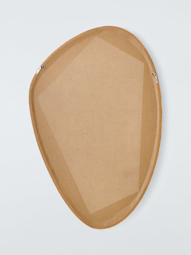 John Lewis abstract wall mirror oak frame 90x60cm, imported from the UK