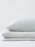 John Lewis kids seersucker stripe duvet set single blue - British product