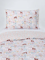John Lewis John Lewis Floral Ditsy Reversible Duvet Cover and Pillowcase Set, Single, Pink- Buy online at McGrocer