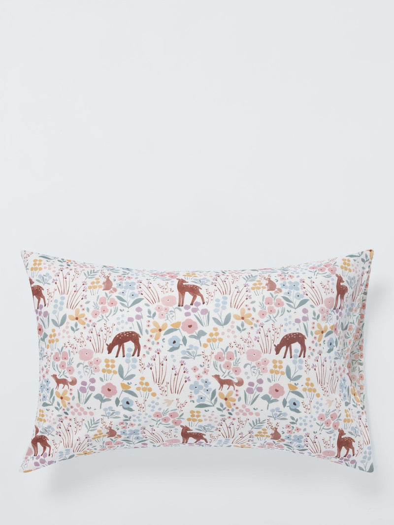 John Lewis floral ditsy duvet cover and pillowcase set single pink (British brand)