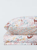 John Lewis floral ditsy duvet cover and pillowcase set single pink (British brand)
