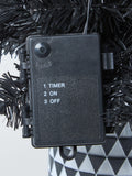John Lewis black pre-lit potted Halloween tree H50cm, UK version