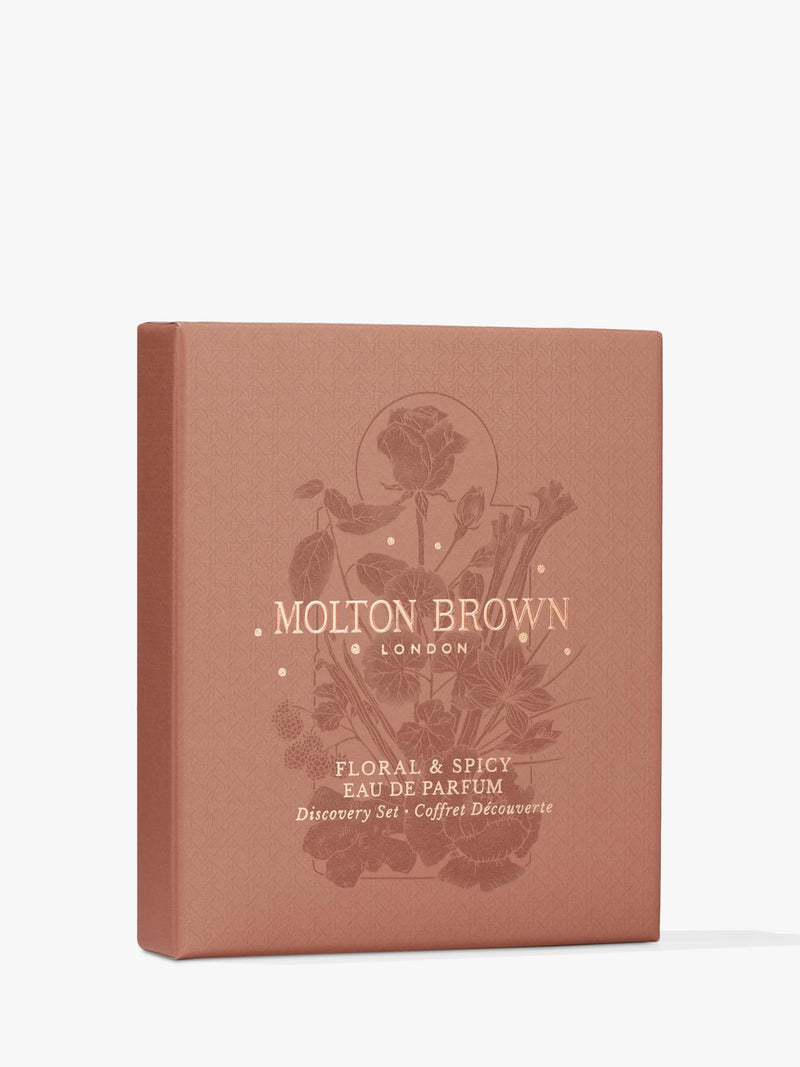 Molton Brown Floral & Spicy fragrance gift set 22.5ml, imported from the UK