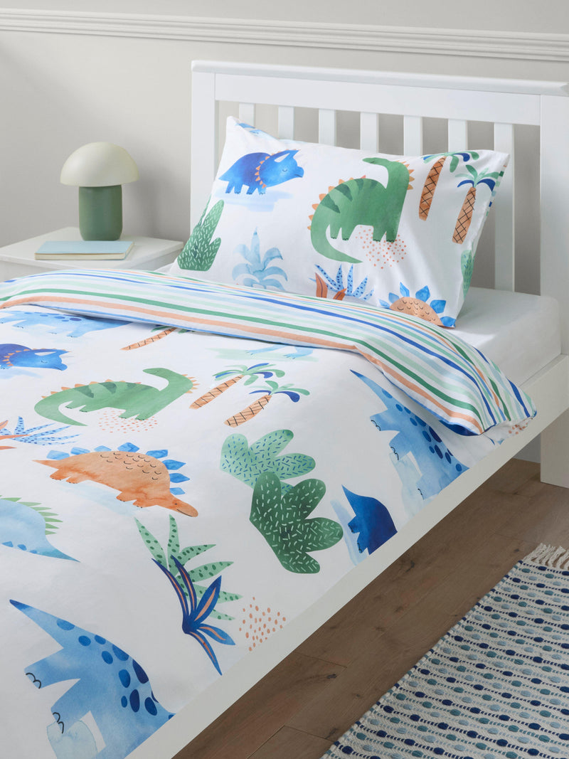 John Lewis dinosaur reversible duvet set single - British brand