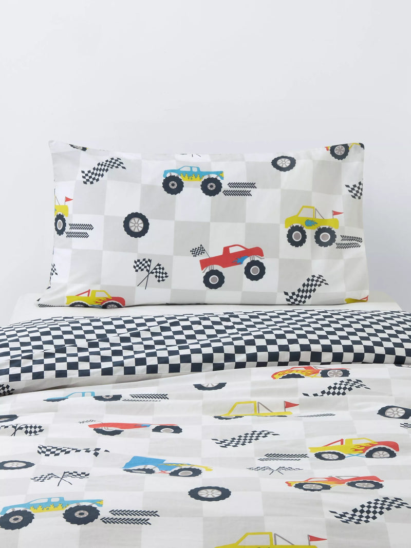 John Lewis race car reversible duvet cover single, UK version