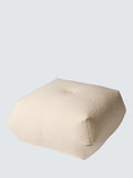 Boucle Geometric Floor Cushion Marshmallow
