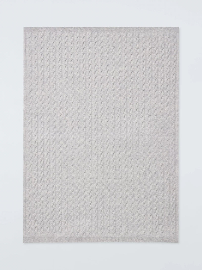 John Lewis cashmere baby blanket grey, imported from the UK