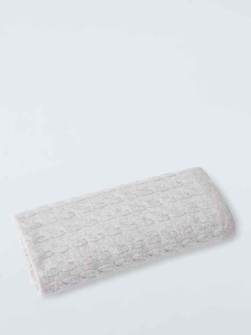 John Lewis cashmere baby blanket grey, imported from the UK
