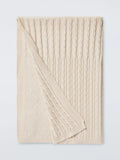 John Lewis cable knit patchwork baby blanket 80x100cm - British product