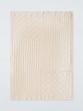 John Lewis cable knit patchwork baby blanket 80x100cm - British product