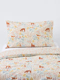 John Lewis pink reversible duvet set for cotbed - British product