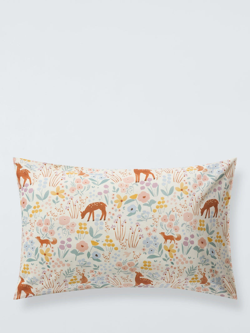 John Lewis pink reversible duvet set for cotbed - British product