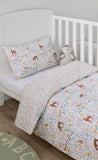 John Lewis pink reversible duvet set for cotbed - British product