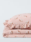 John Lewis floral posy duvet set cotbed - British product