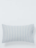 John Lewis seersucker stripe duvet set cotbed blue (British brand)