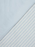 John Lewis seersucker stripe duvet set cotbed blue (British brand)