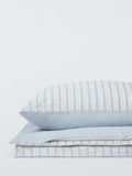 John Lewis seersucker stripe duvet set cotbed blue (British brand)