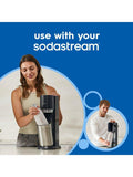 SodaStream stainless steel sparkling drinks bottle 900ml, UK version
