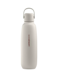 SodaStream Double Wall Vacuum Insulation Stainless Steel Sparkling Drinks Bottle, 900ml, Sand