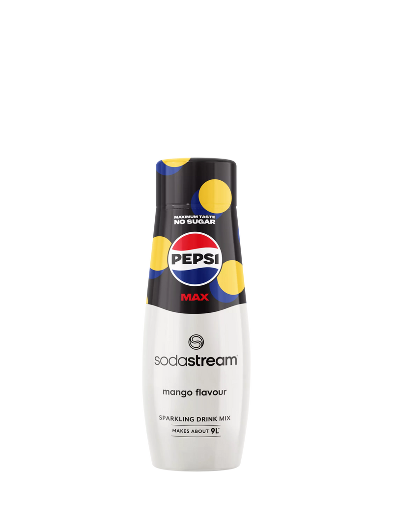 SodaStream Pepsi Max Mango drink mix 440ml, UK version