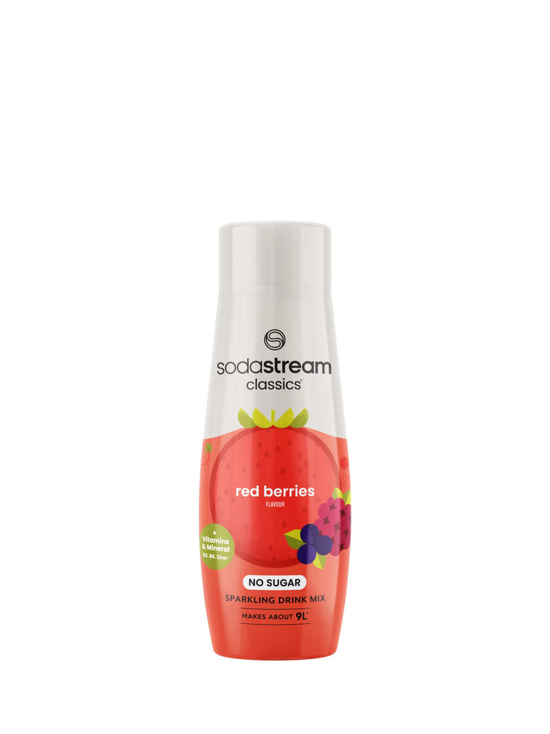 SodaStream drink mix No Sugar Red Berries 440ml - British product