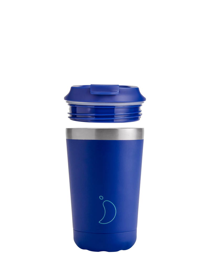 Chilly's Original Double Wall Insulated Travel Mug, Pastel Pink, 340ml