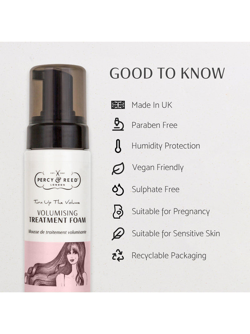 Percy & Reed volumising treatment foam 200ml - British product