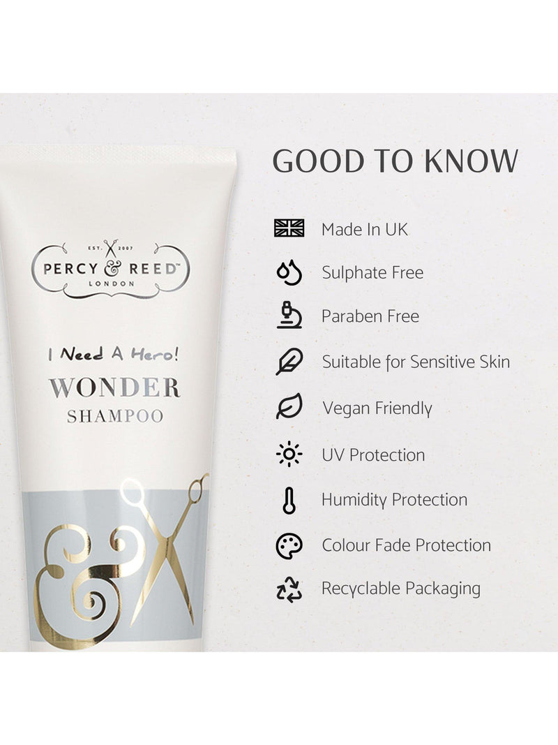 Percy & Reed Wonder Shampoo 50ml - British product