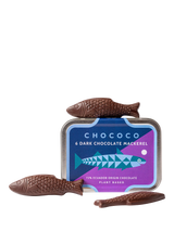 John Lewis Chococo 72% Ecuador Dark Chocolate Mackerel 65g- Buy online at McGrocer
