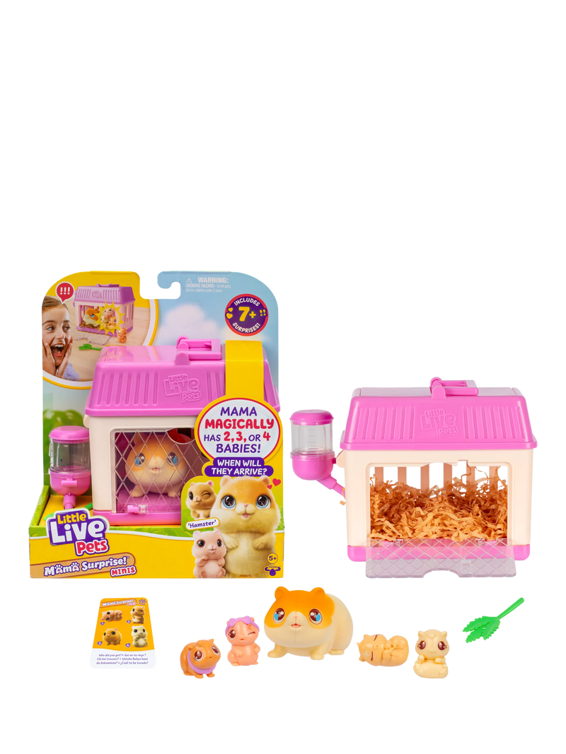 Little Live Pets Mama Surprise S4 Mini Playset Hamster, UK version