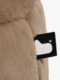 Extreme Lounging mink faux fur drum pouffe, UK version