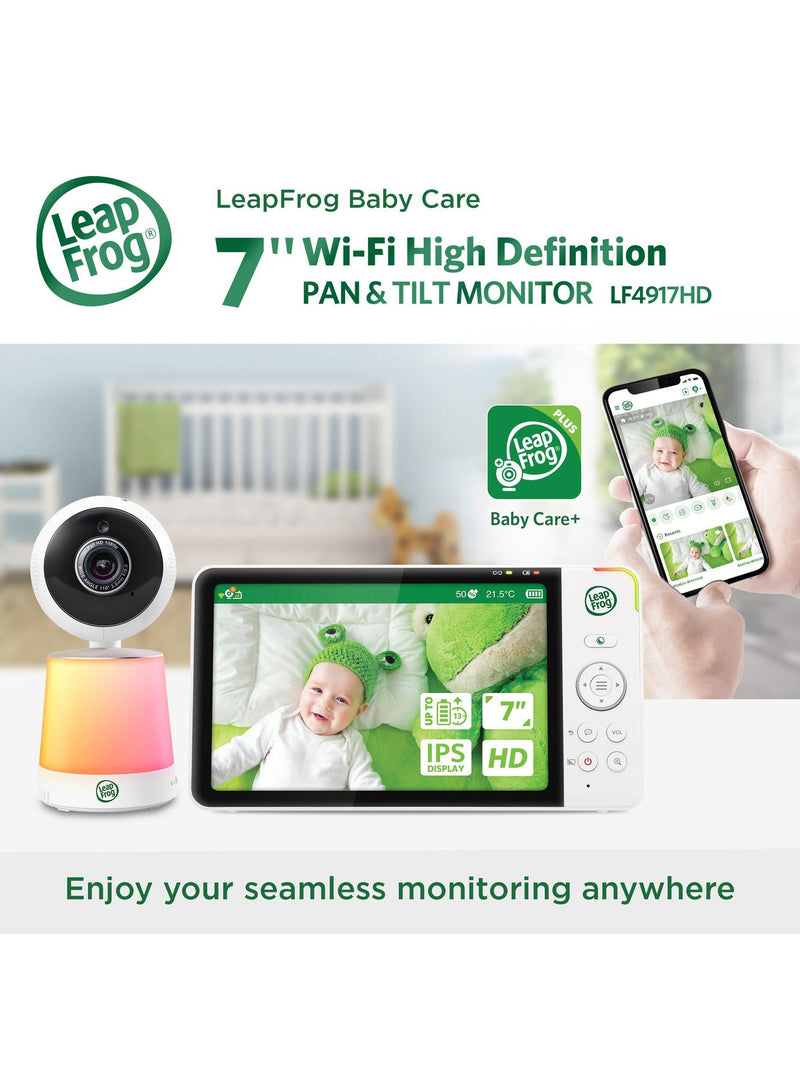 LeapFrog LF4917HD baby monitor with Wi-Fi and 1080p HD - British product