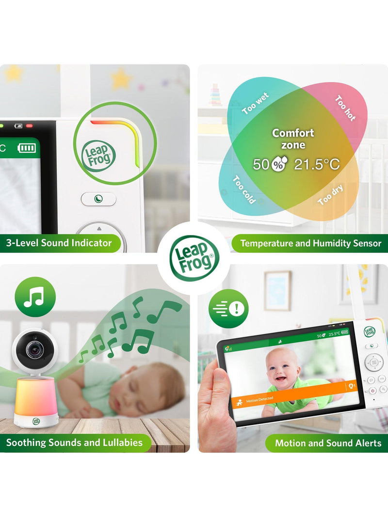LeapFrog LF4917HD baby monitor with Wi-Fi and 1080p HD - British product