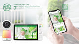 LeapFrog LF4917HD baby monitor with Wi-Fi and 1080p HD - British product