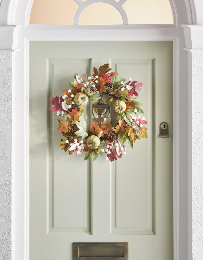 John Lewis green pumpkin wreath 50cm, UK version